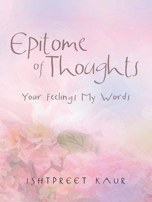 cover image of Epitome of Thoughts
